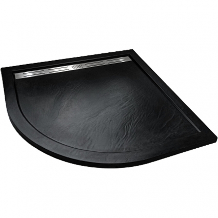 Поддон для душа из искусственного камня WeltWasser WW TRR 100 STONE-BL 100x100 черный 