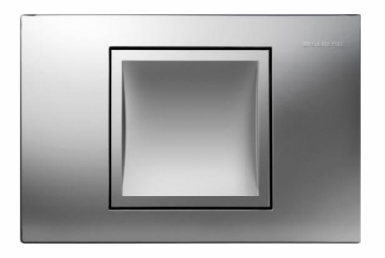 Кнопка смыва Geberit Delta 40 хром матовый