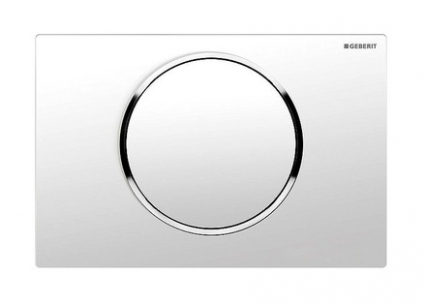 Кнопка смыва Geberit Sigma 10 белый / хром