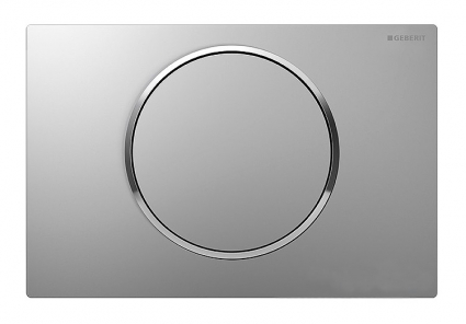 Кнопка смыва Geberit Sigma 10 хром матовый / хром
