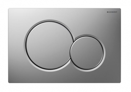 Кнопка смыва Geberit Sigma 01 матовый хром
