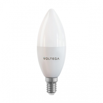 Лампа светодиодная диммируемая Voltega E14 5W 2700К матовая VG-C37E14cct-WIFI-5W 2427