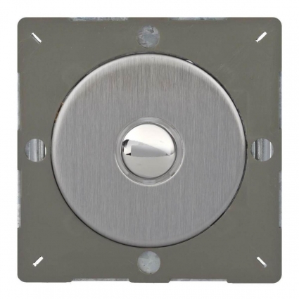 Переключатель кнопочный Varilight 1-позиционный Brushed Steel Z1EGM1S