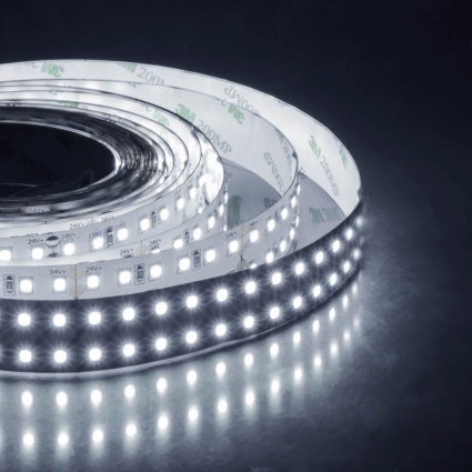 Светодиодная лента Apeyron 38W/m 240Led/m 2835SMD холодный белый 5M 305BL