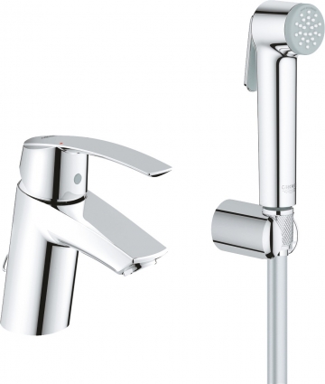 Смеситель Grohe Start 23123001 для раковины с гигиеническим душем, хром