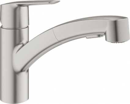 Смеситель Grohe Start 2021 30531DC1 для кухонной мойки, суперсталь