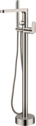 Смеситель Boheme Spectre 459-NB напольный, для ванны, nickel brush