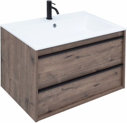 Тумба для комплекта Aquanet Lino 80 дуб веллингтон