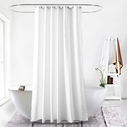 Штора для ванной Carnation Home Fashions DES200W белый
