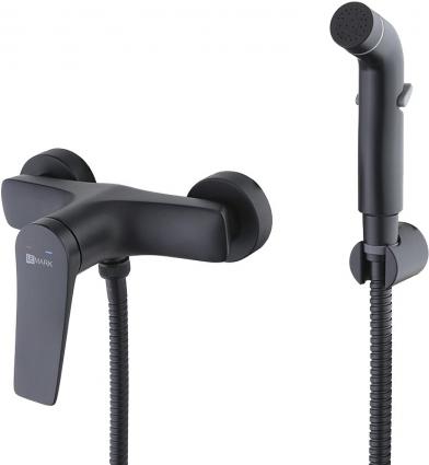 Гигиенический душ Lemark Bronx LM3718BL со смесителем, черный