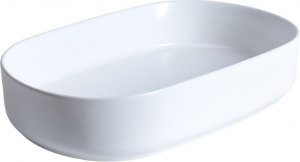 Раковина Allen Brau Fantasy Oval 55x36, белая матовая