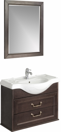 Мебель для ванной Roca America Evolution W 85 дуб темный