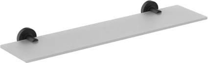 Полка Ideal Standard IOM матовое стекло, черная