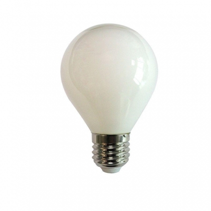 Лампа светодиодная филаментная Volpe E27 6W 3000K матовая LED-G45-6W/3000K/E27/FR/SLF UL-00008306