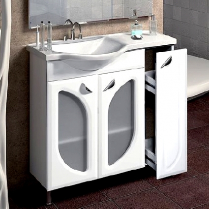 Тумба с раковиной Belux Лира 80 L