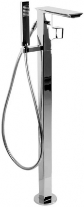 Смеситель Bravat Phillis F656101C-B3-ENG напольный, для ванны с душем, хром