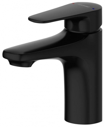 Смеситель Bravat Source Black F1173218BW-ENG для раковины, черный матовый
