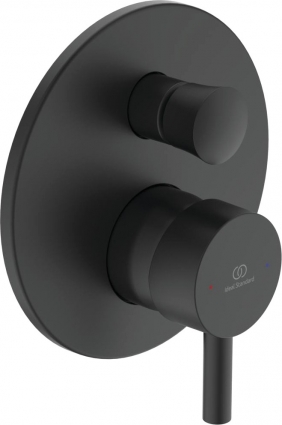 Смеситель Ideal Standard Ceraline A6939XG С ВНУТРЕННЕЙ ЧАСТЬЮ, для ванны с душем, черный