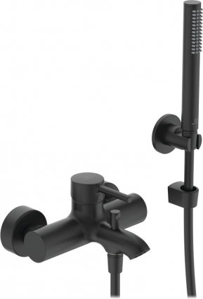 Смеситель Ideal Standard Ceraline BC270XG для ванны с душем, черный