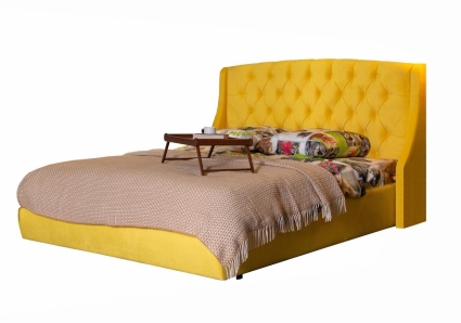 Кровать MYROOM Family Stefani 140х200 с подъемным механизмом желтого цвета