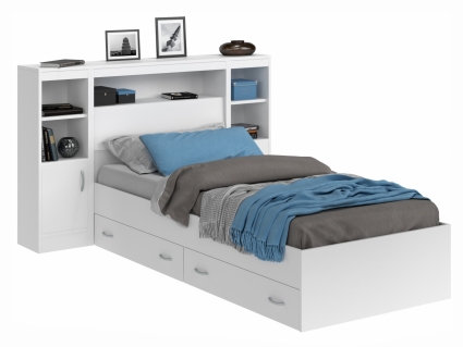 Кровать MYROOM Family Виктория 90х200 белого цвета с матрасом 