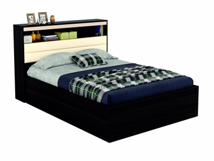 Кровать MYROOM Family Виктория 140х200 цвета венге с матрасом 