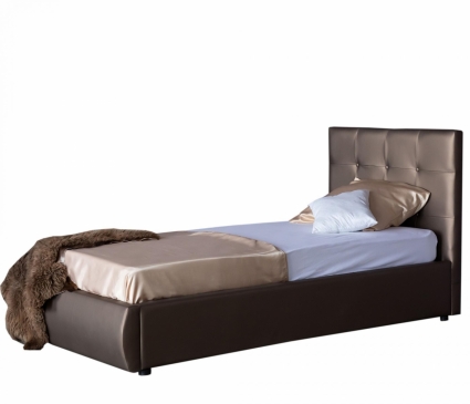 Кровать MYROOM Family Селеста 90х200 с подъемным механизмом коричневого цвета