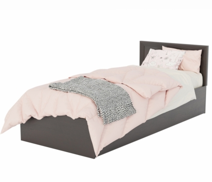 Комплект для сна MYROOM Family Адель 90х200 темно-коричневого цвета с матрасом и постельным бельем