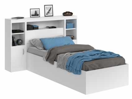 Кровать MYROOM Family Виктория 90х200 белого цвета с матрасом 