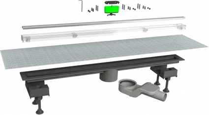 Душевой лоток Bonomini Canalissima 6825WX80SWZ 80 см