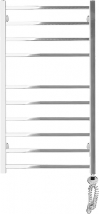 Полотенцесушитель электрический Domoterm Квадро П10 50x100 ER, хром, R