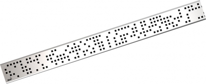 Решетка AlcaPlast CODE-750M 75 см, матовая