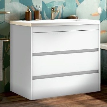 Тумба для комплекта Art&Max Family 90, напольная, Bianco Lucido