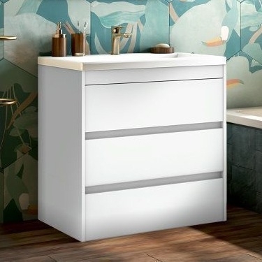 Тумба для комплекта Art&Max Family 75, напольная, Bianco Lucido