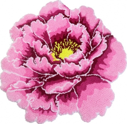 Коврик Carnation Home Fashions Peony Flower Pink 73 см