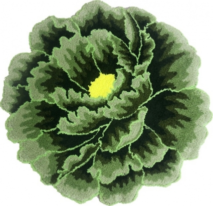 Коврик Carnation Home Fashions Peony Flower Green 60 см