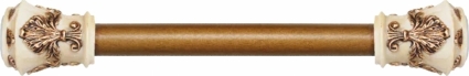 Карниз для ванны Carnation Home Fashions Fleur dis Lis Gold 110-200 см