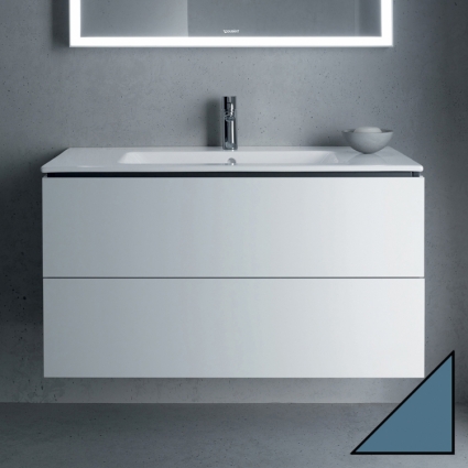 Тумба с раковиной Duravit L-Cube LC6242 103 голубой камень