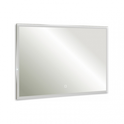 Зеркало Azario Сантана LED-00002295 100х80 с подсветкой с сенсорным выключателем и часами