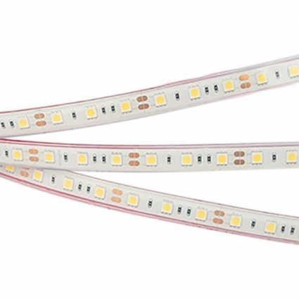 Светодиодная влагозащищенная лента Arlight 14,4W/m 60LED/m 5060SMD теплый белый 5M 034033