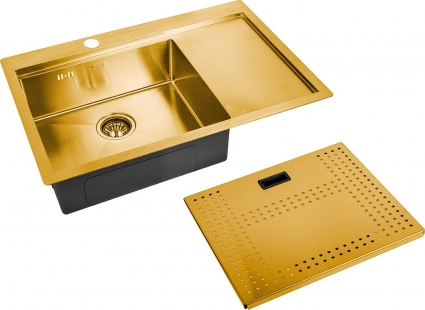 Мойка кухонная Zorg Master N-7852-L Bronze