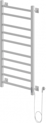 Полотенцесушитель электрический Ника Step-2 100/50 белый матовый, R