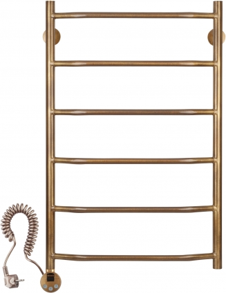 Полотенцесушитель электрический Secado Агата 1 50x80 бронза, L