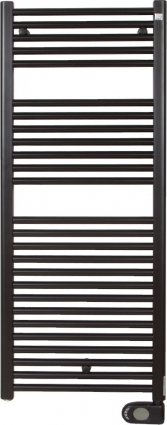 Полотенцесушитель электрический Zehnder Aura PBEBZ-120-050/MQ RAL 9005 matt 120x50 черный