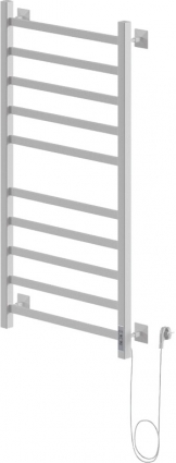 Полотенцесушитель электрический Ника Step-1 100/50 белый матовый, R