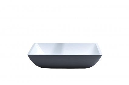 Раковина накладная Salini Callista 108 38x38 S-Stone, белая матовая 