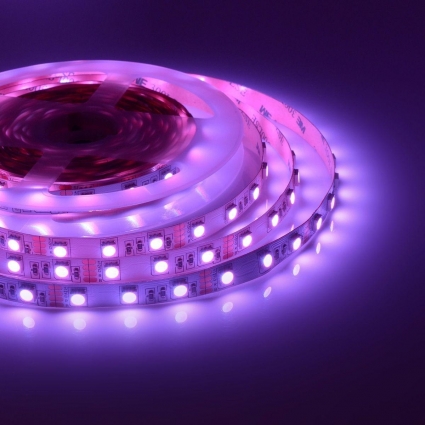 Светодиодная лента Apeyron 14,4W/m 60LED/m 5050SMD разноцветная 5M LSE-158