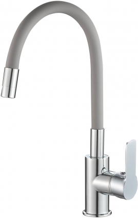Смеситель для кухни Rush Siple SI7335-60Grey серый