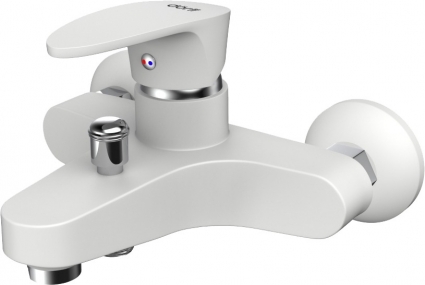 Смеситель Dorff Alpha D9010000WH для ванны с душем, белый