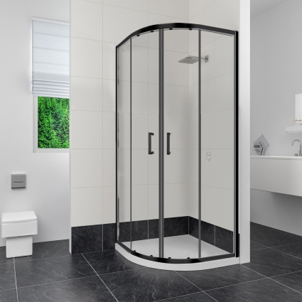 Душевой уголок RGW Classic CL-53-B 800x800x1850 профиль черный